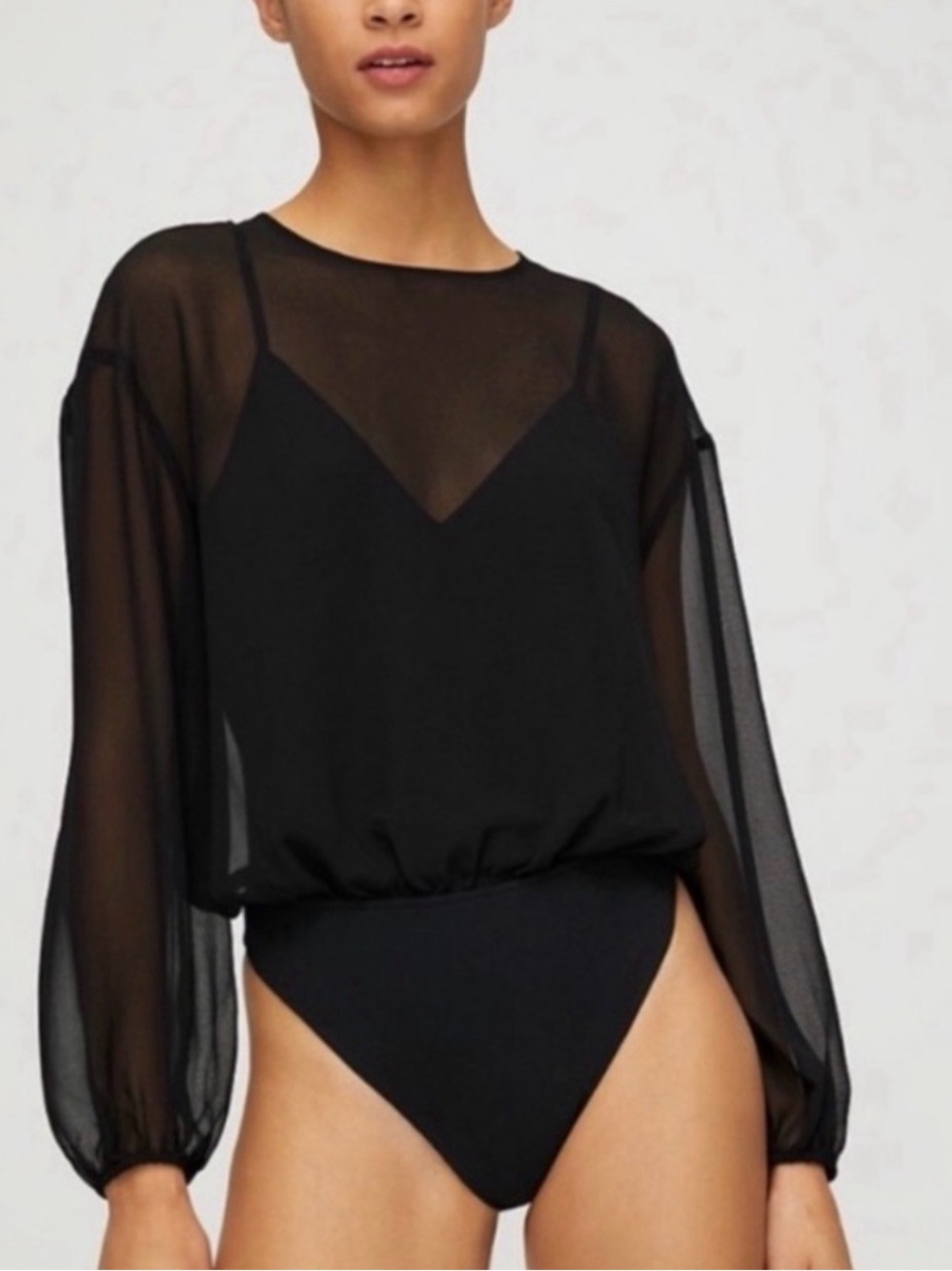 Aritzia Black Bodysuit